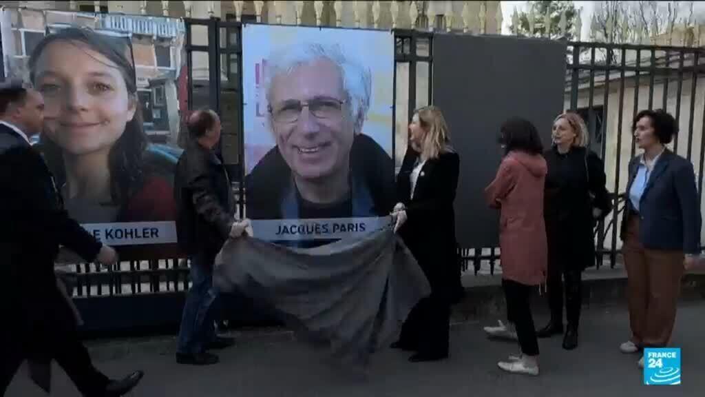 Who are the only two French nationals detained in Iran?